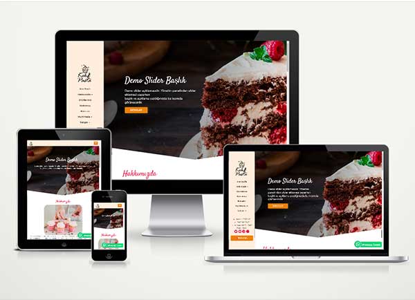 Pastane Web Sitesi Paketi Soft Cake